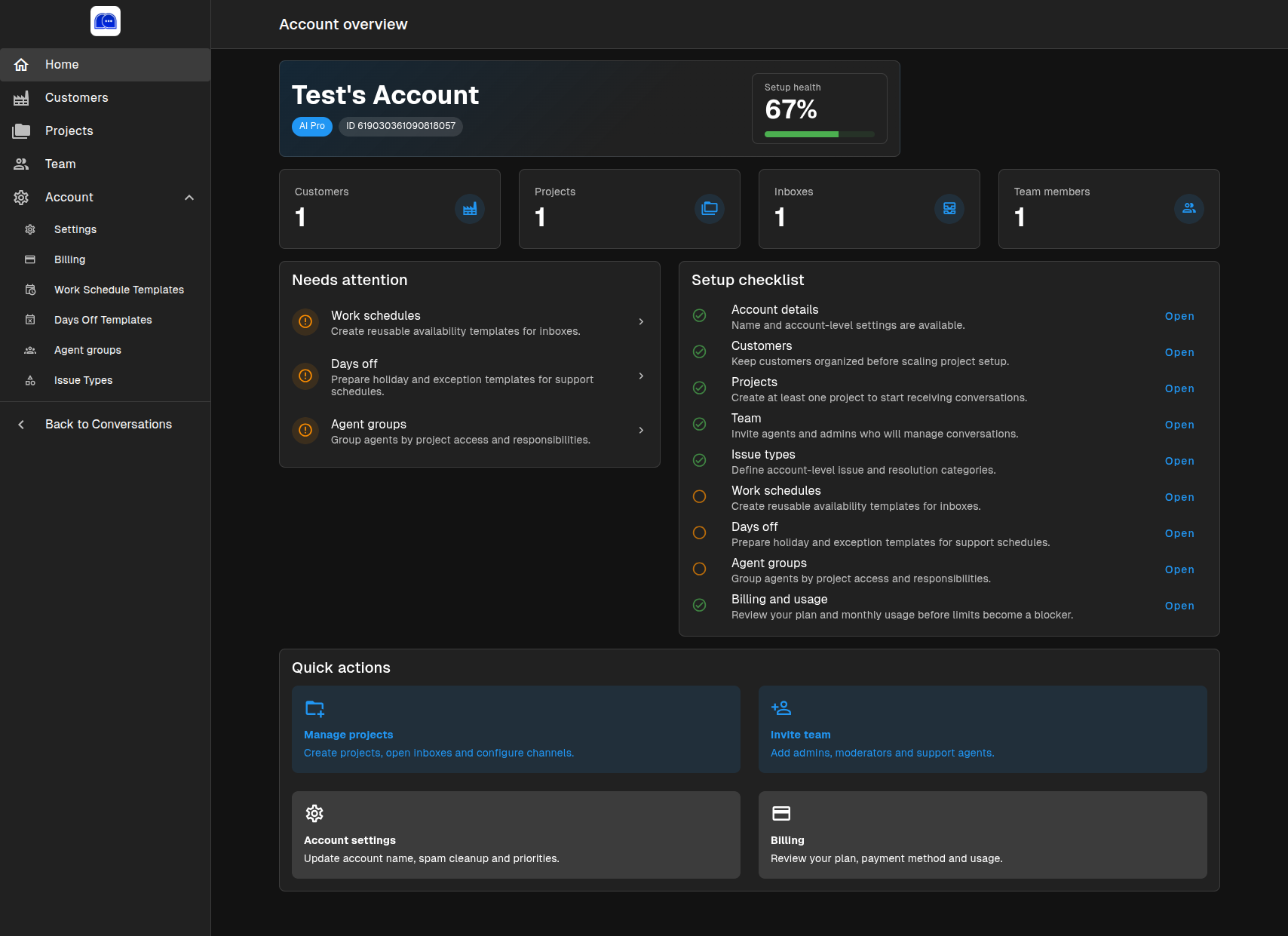 Account Overview