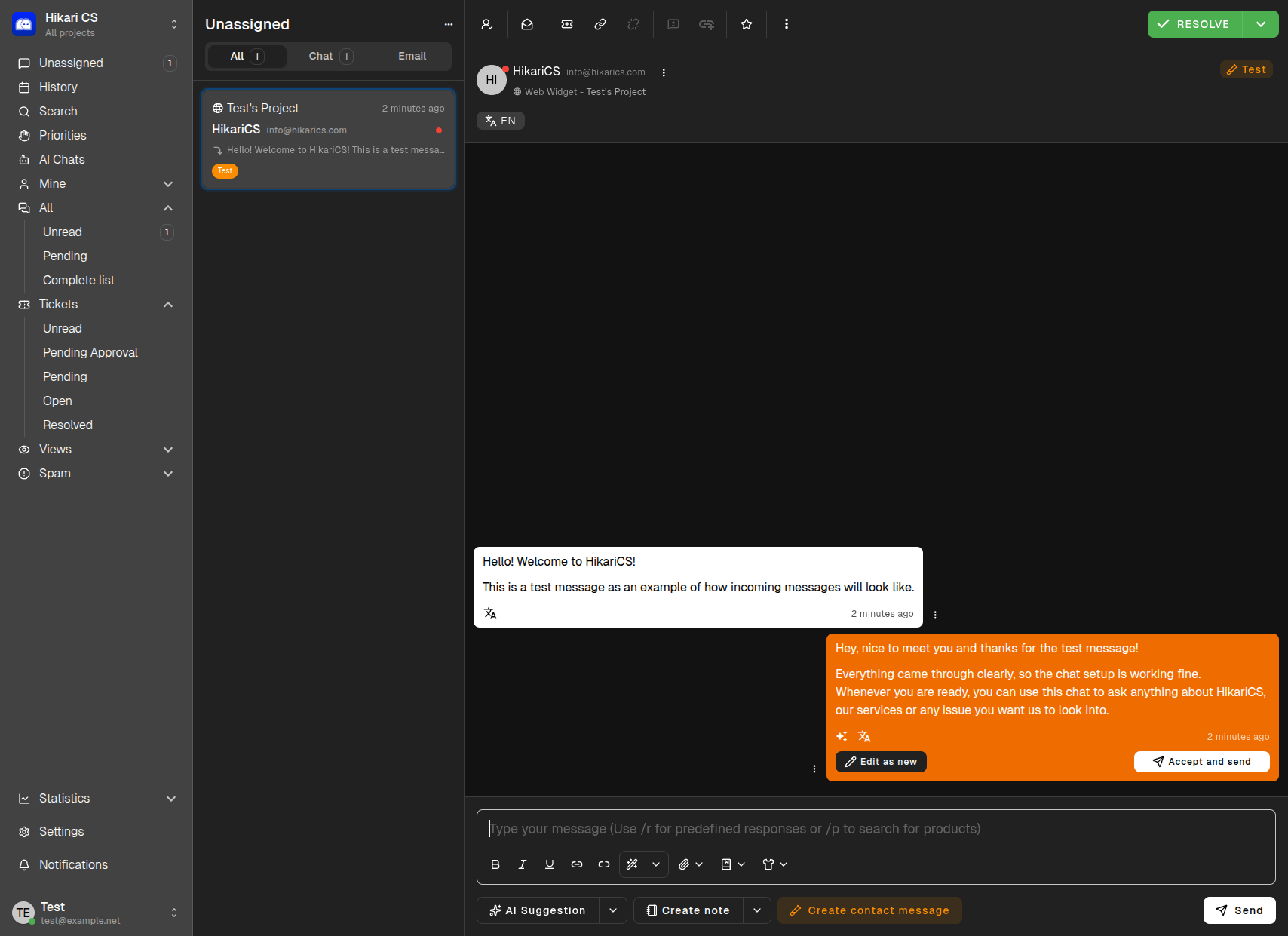 Composer View
